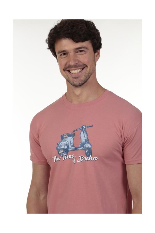 The Time Of Bocha Polo Team Camista Moto Hombre The Time Of Bocha QV1C20 Rosa