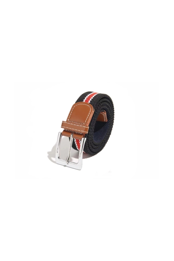 The Time Of Bocha Polo Team Cinturon Elastico Punta Piel Hombre The Time Of Bocha QV1TB031 Mr.Bl.Rj