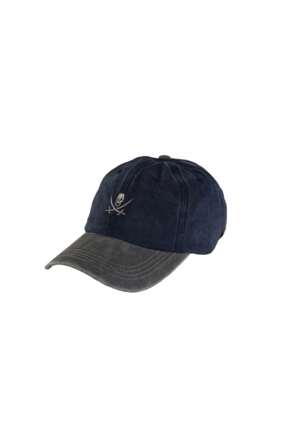 the time of bocha polo team Gorra Algodon Bicolor Ajustable Hombre The Time Of Bocha QV1GBICO Gris - Marino