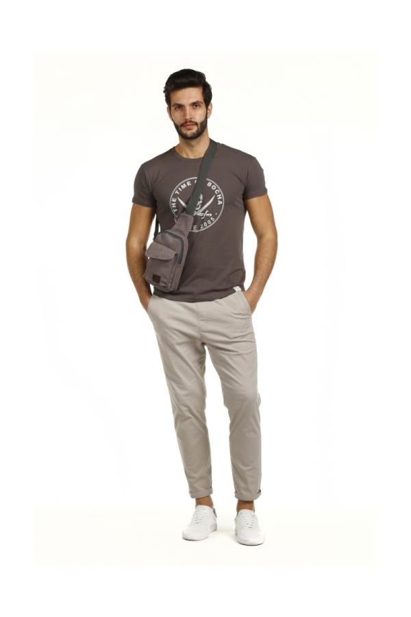 The Time Of Bocha Polo Team Mochila Bandolera Hombre The Time Of Bocha QV1MBAND Gris