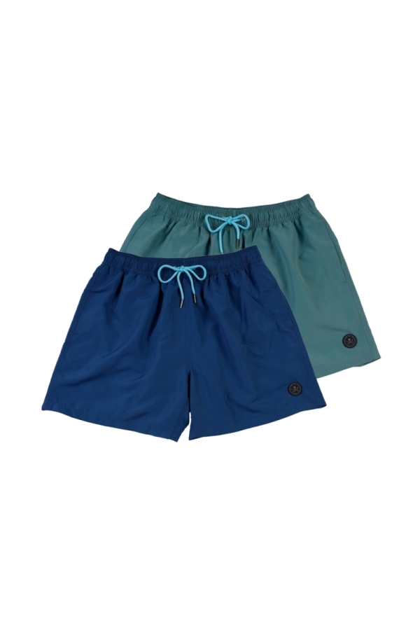 the time of bocha polo team Pack 2 Bañadores Hombre The Time Of Bocha QV1PK.SP Denim-Verde