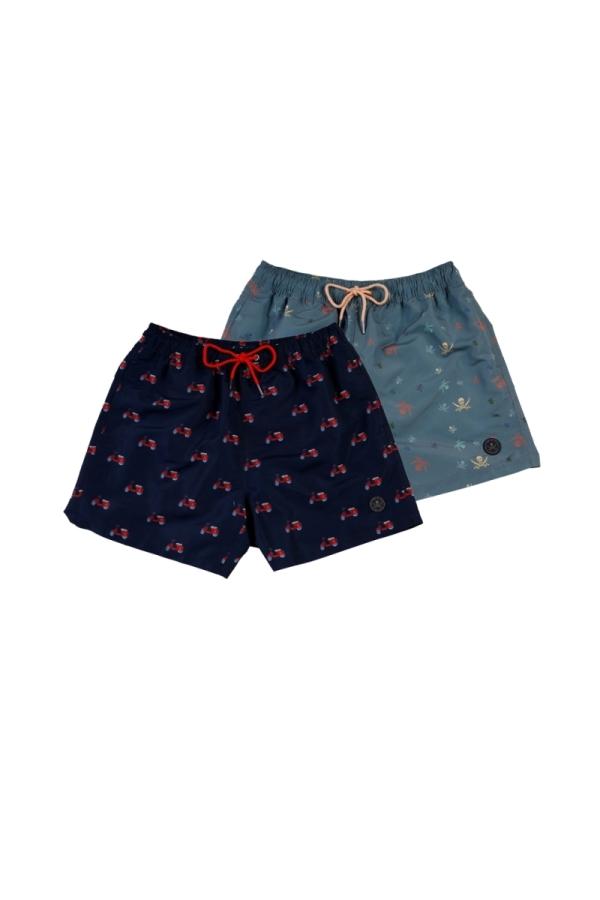 the time of bocha polo team Pack 2 Bañadores Hombre The Time Of Bocha QV1PK.SP Marino-Marino