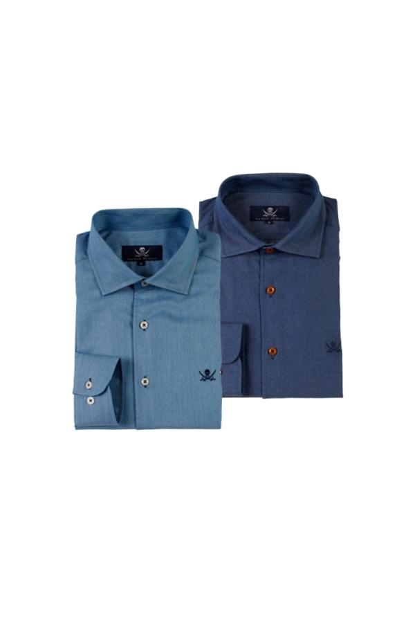 the time of bocha polo team Pack 2 Camisas Jeans Hombre The Time Of Bocha QV1PK.CS 502-503