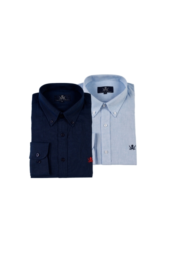 the time of bocha polo team Pack 2 Camisas Lino Hombre The Time Of Bocha QV1PK.CS 402-403