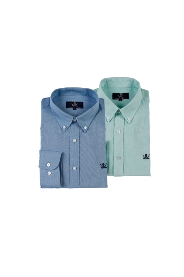 the time of bocha polo team Pack 2 Camisas Lino Hombre The Time Of Bocha QV1PK.CS 405-411