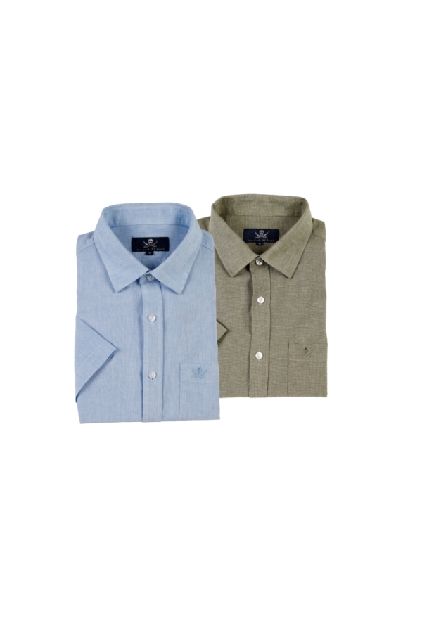 the time of bocha polo team Pack 2 Camisas Manga Corta Hombre The Time Of Bocha QV1PK.CS 803-809