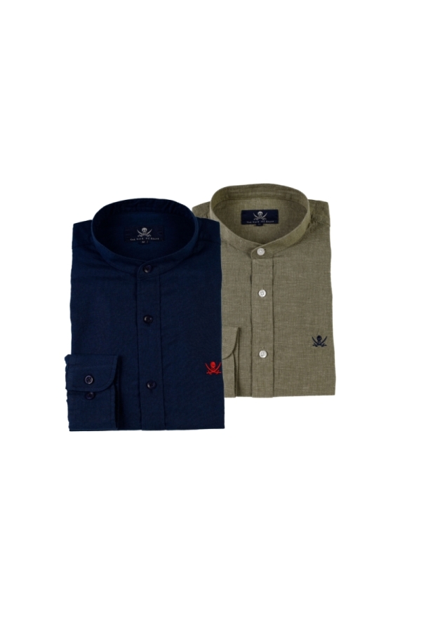 the time of bocha polo team Pack 2 Camisas Mao Hombre The Time Of Bocha QV1PK.CS 702-709