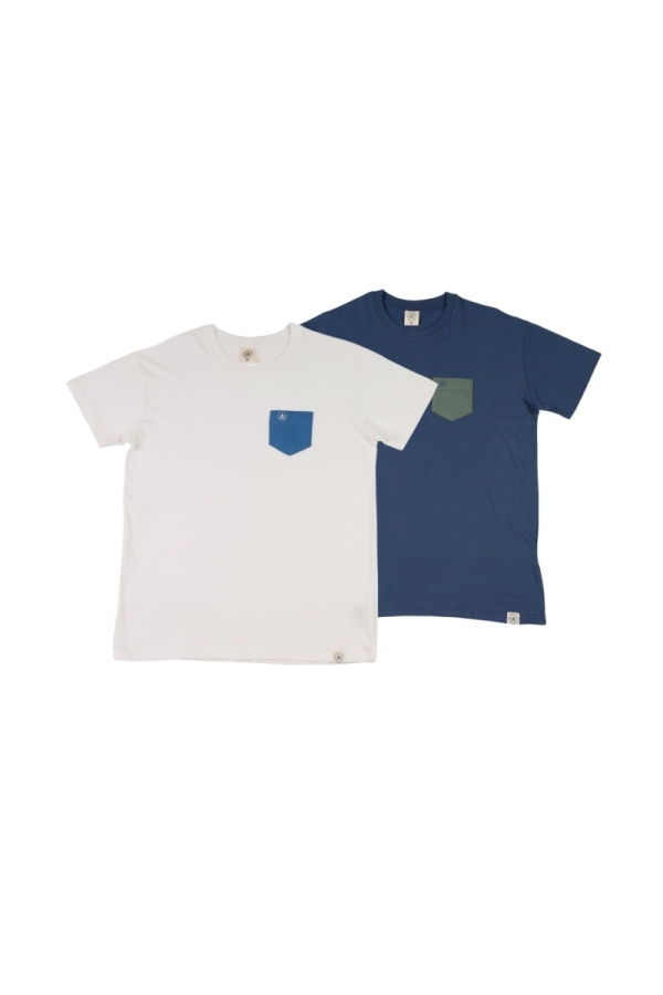 the time of bocha polo team Pack 2 Camisetas Hombre The Time Of Bocha QV1PK.CM Blanco-Denim