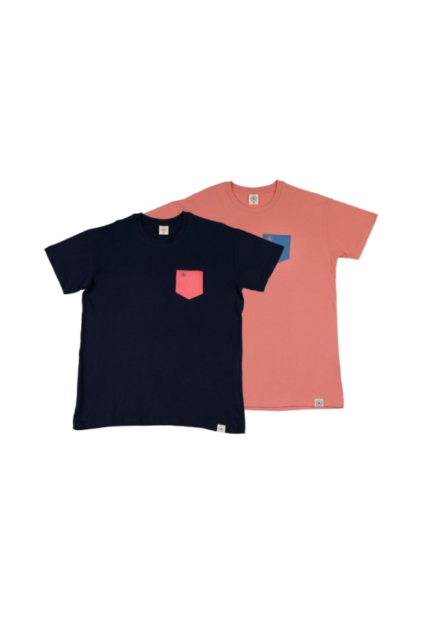 the time of bocha polo team Pack 2 Camisetas Hombre The Time Of Bocha QV1PK.CM Marino-Rosa