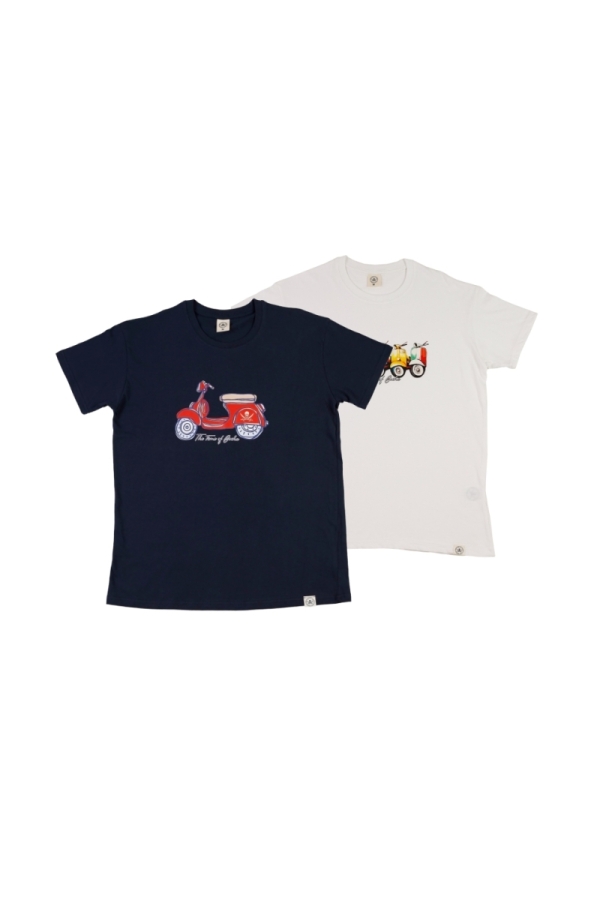 the time of bocha polo team Pack 2 Camisetas Hombre The Time Of Bocha QV1PK.CM Marino-Blanco