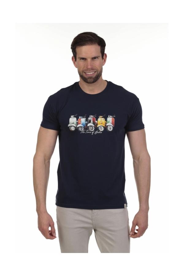 The Time Of Bocha Polo Team Pack 2 Camisetas Hombre The Time Of Bocha QV1PK.CM Blanco-Marino