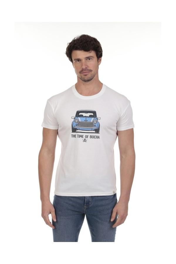 The Time Of Bocha Polo Team Pack 2 Camisetas Hombre The Time Of Bocha QV1PK.CM Marino-Blanco