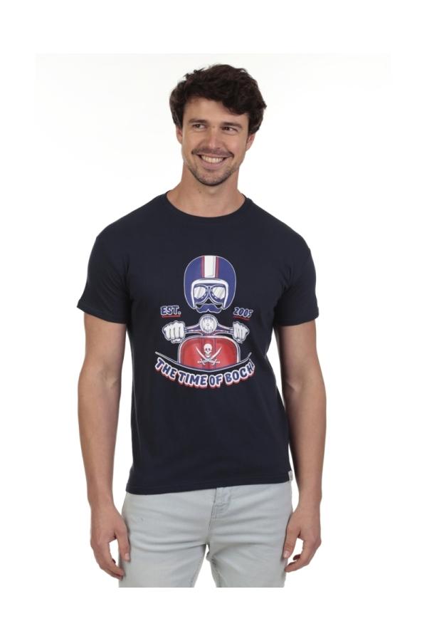 The Time Of Bocha Polo Team Pack 2 Camisetas Hombre The Time Of Bocha QV1PK.CM Marino-Blanco