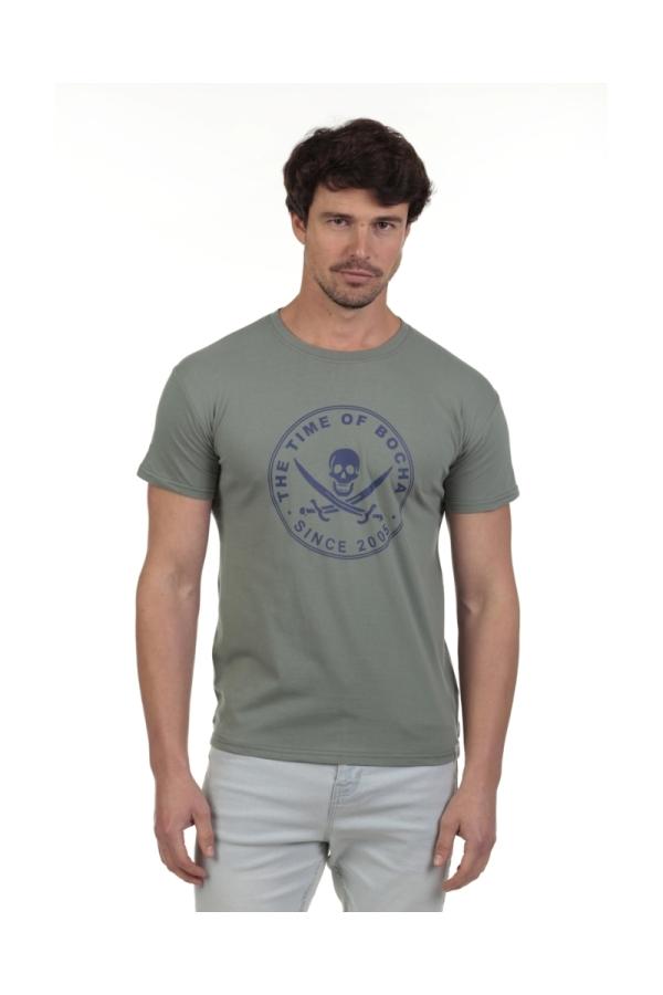 The Time Of Bocha Polo Team Pack 2 Camisetas Hombre The Time Of Bocha QV1PK.CM Verde-Coral
