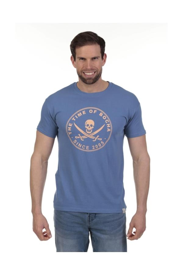 The Time Of Bocha Polo Team Pack 2 Camisetas Hombre The Time Of Bocha QV1PK.CM Negro-Azul.Jea