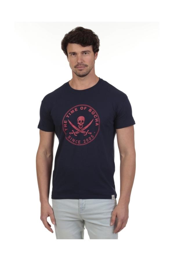 The Time Of Bocha Polo Team Pack 2 Camisetas Hombre The Time Of Bocha QV1PK.CM Blanco-Marino