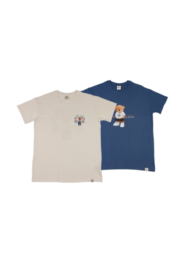 the time of bocha polo team Pack 2 Camisetas Hombre The Time Of Bocha QV1PK.CM Bl.Vinta-Denim