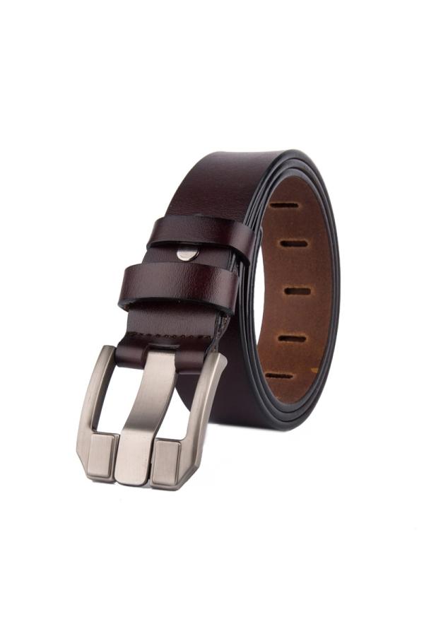The Time Of Bocha Polo Team Pack 2 Cinturones Piel Hombre The Time Of Bocha QV1PK.CINT Marron-Negro
