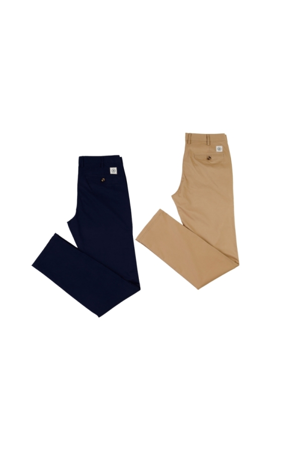 the time of bocha polo team Pack 2 Pantalones Chino Hombre The Time Of Bocha QV1PK.PCH Marino-Camel