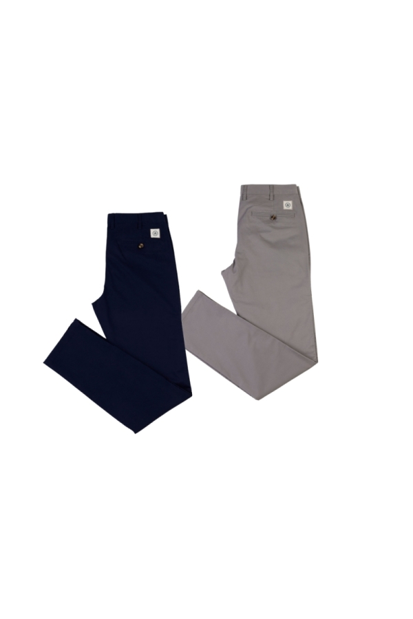 the time of bocha polo team Pack 2 Pantalones Chino Hombre The Time Of Bocha QV1PK.PCH Marino-Gris