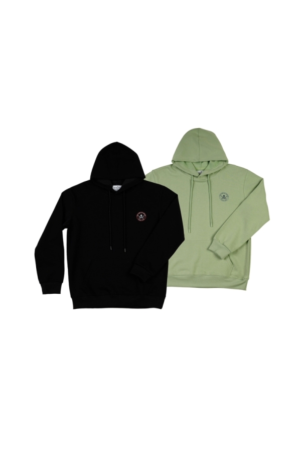 the time of bocha polo team Pack 2 Sudaderas Hombre The Time Of Bocha QV1PK.SUD Negro-Verde