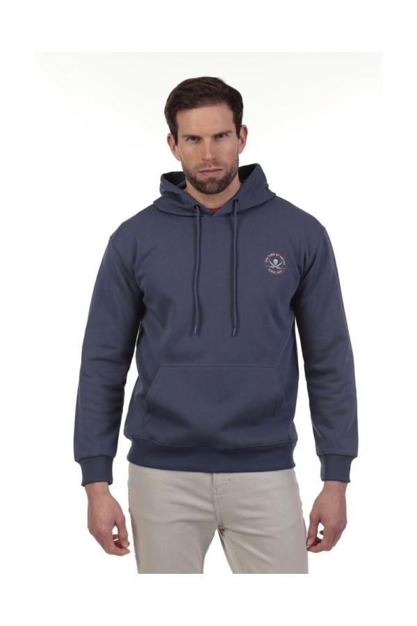 The Time Of Bocha Polo Team Pack 2 Sudaderas Hombre The Time Of Bocha QV1PK.SUD Denim-Gris