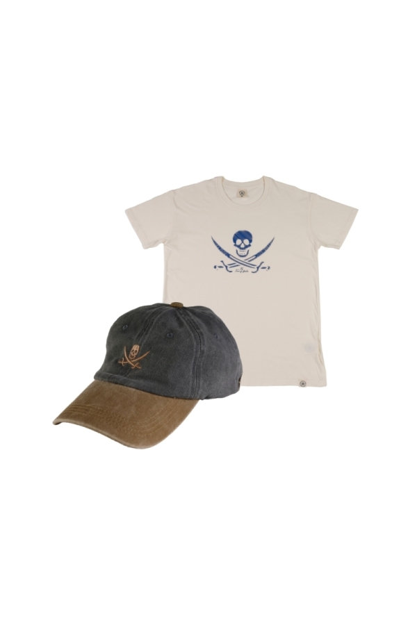the time of bocha polo team Pack Gorra Y Camiseta Hombre The Time Of Bocha QV1PK.GOCM Beige-Bl.Vinta