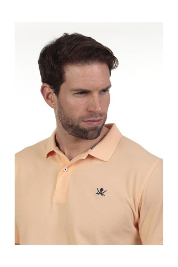 The Time Of Bocha Polo Team Polo Basico Hombre The Time Of Bocha QV1PBASICO Apricot