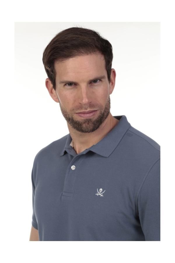 The Time Of Bocha Polo Team Polo Basico Hombre The Time Of Bocha QV1PBASICO Azul.Mir