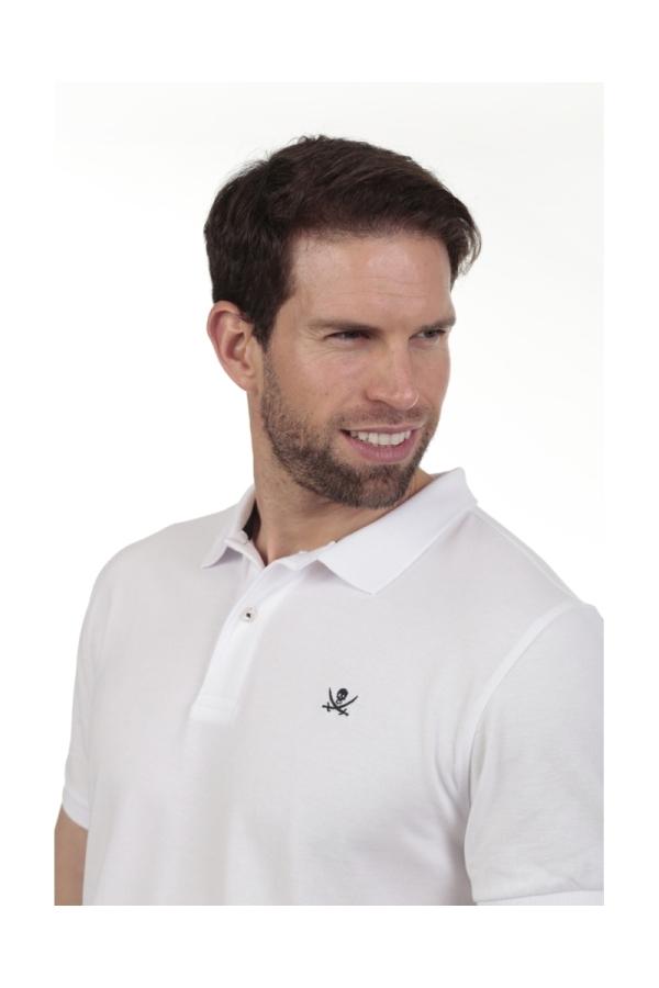 The Time Of Bocha Polo Team Polo Basico Hombre The Time Of Bocha QV1PBASICO Blanco