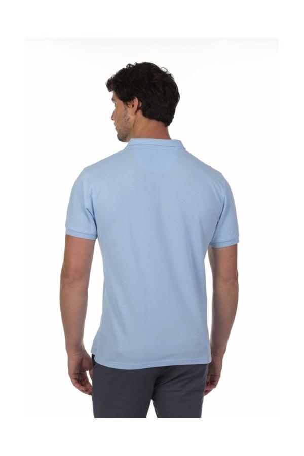 The Time Of Bocha Polo Team Polo Basico Hombre The Time Of Bocha QV1PBASICO Celeste