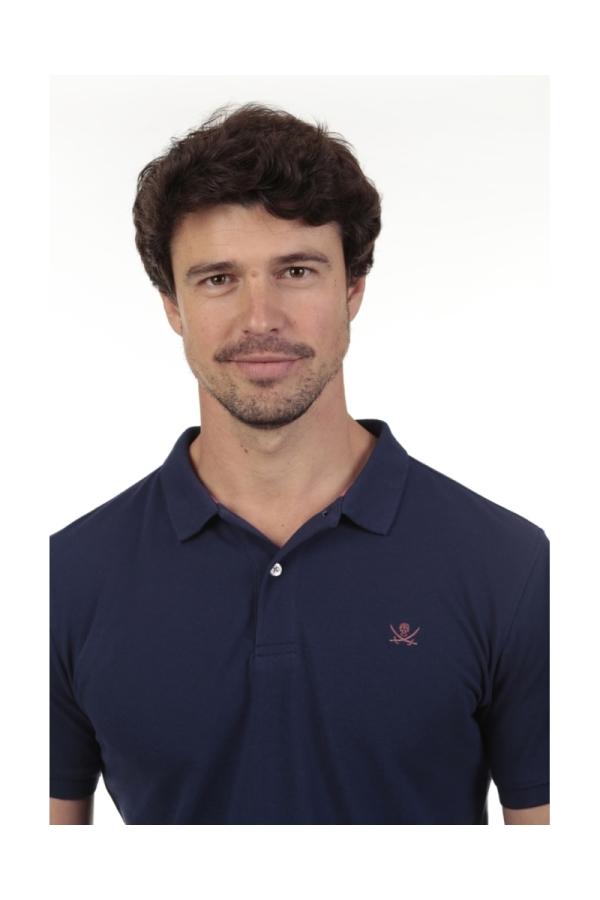 The Time Of Bocha Polo Team Polo Basico Hombre The Time Of Bocha QV1PBASICO Denim