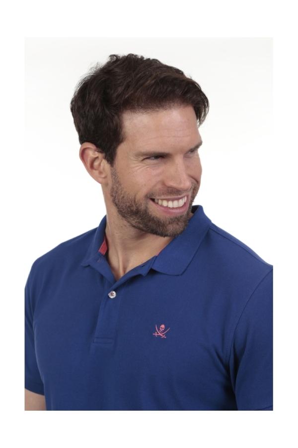 The Time Of Bocha Polo Team Polo Basico Hombre The Time Of Bocha QV1PBASICO Indigo