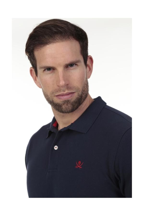 The Time Of Bocha Polo Team Polo Basico Hombre The Time Of Bocha QV1PBASICO Marino