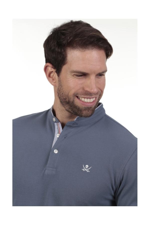 The Time Of Bocha Polo Team Polo Mao Hombre The Time Of Bocha QV1PMAO Azul.Mir