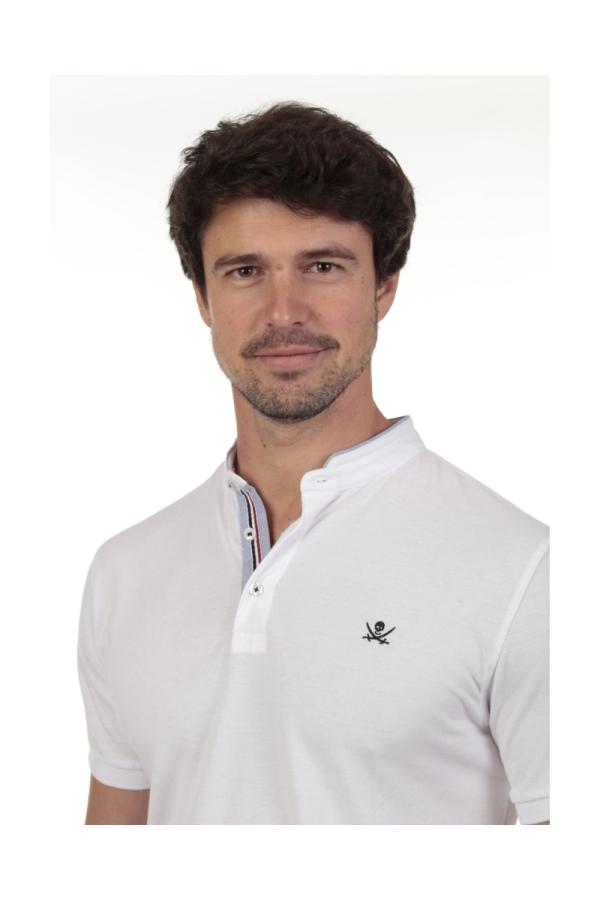 The Time Of Bocha Polo Team Polo Mao Hombre The Time Of Bocha QV1PMAO Blanco