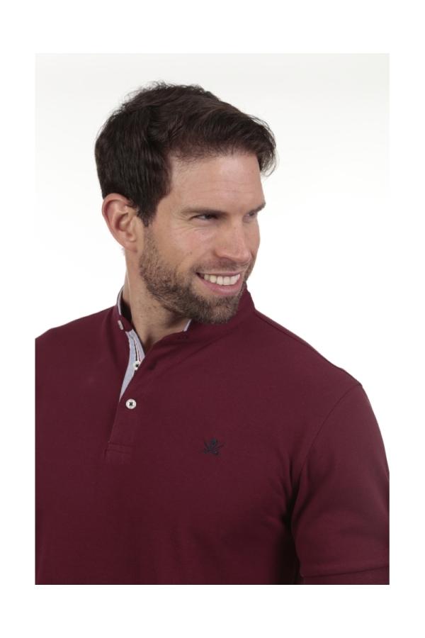 The Time Of Bocha Polo Team Polo Mao Hombre The Time Of Bocha QV1PMAO Burdeos