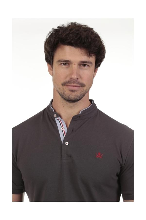 The Time Of Bocha Polo Team Polo Mao Hombre The Time Of Bocha QV1PMAO Gris.Sol