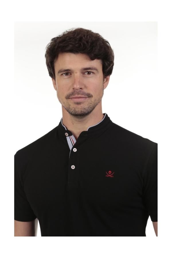 The Time Of Bocha Polo Team Polo Mao Hombre The Time Of Bocha QV1PMAO Negro