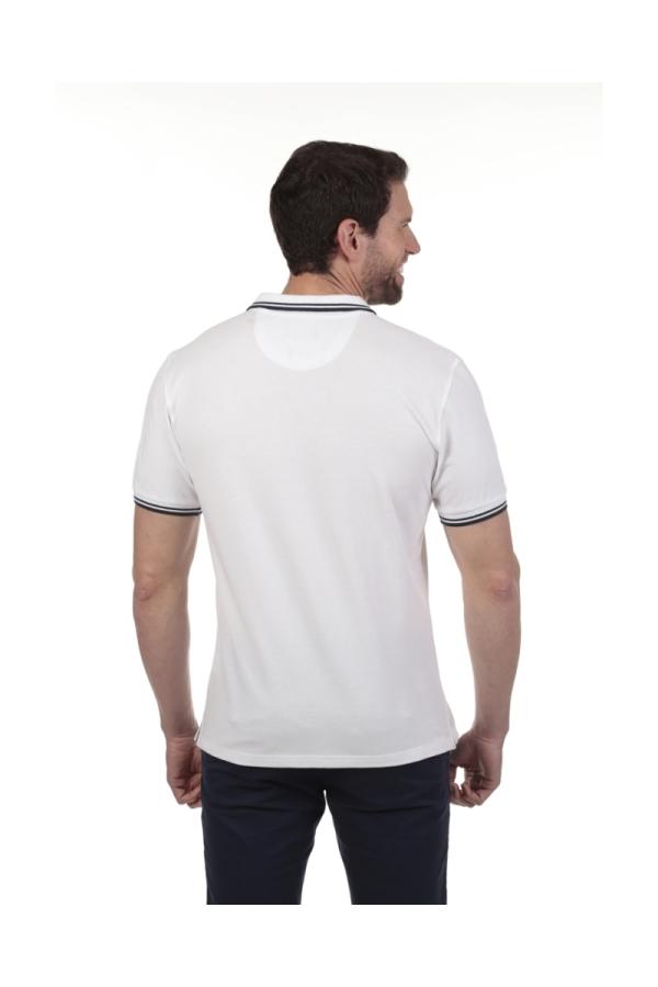 The Time Of Bocha Polo Team Polo Pirata Hombre The Time Of Bocha QV1PSTRIP Blanco