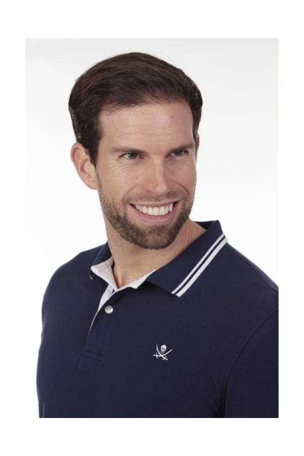 The Time Of Bocha Polo Team Polo Pirata Hombre The Time Of Bocha QV1PSTRIP Denim