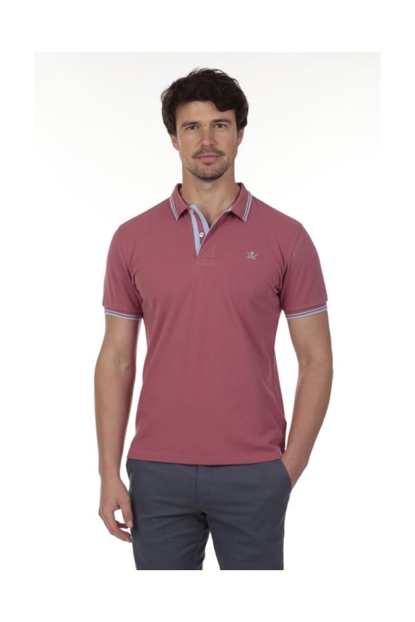 the time of bocha polo team Polo Pirata Hombre The Time Of Bocha QV1PSTRIP Garnet