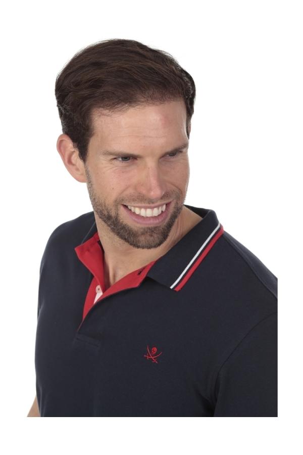 The Time Of Bocha Polo Team Polo Pirata Hombre The Time Of Bocha QV1PSTRIP Marino