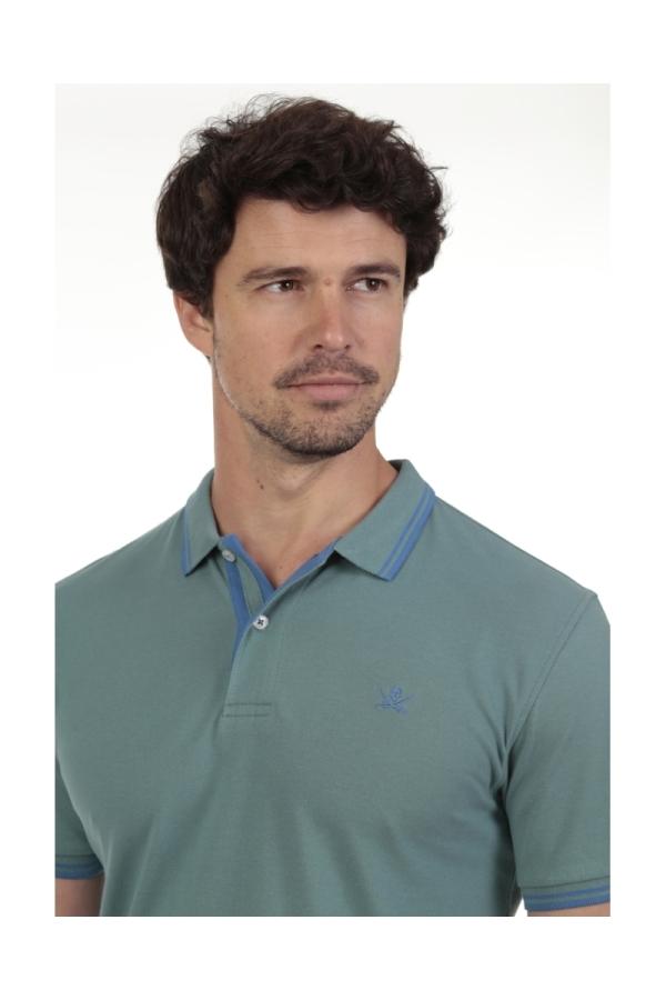 The Time Of Bocha Polo Team Polo Pirata Hombre The Time Of Bocha QV1PSTRIP Menta
