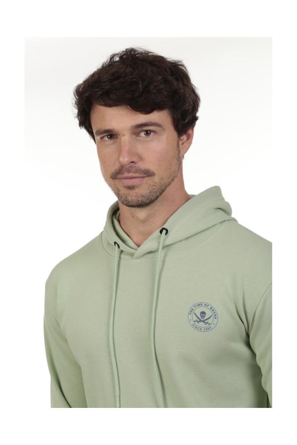 The Time Of Bocha Polo Team Sudadera Canguro Hombre The Time Of Bocha QV1SCANGU Verde