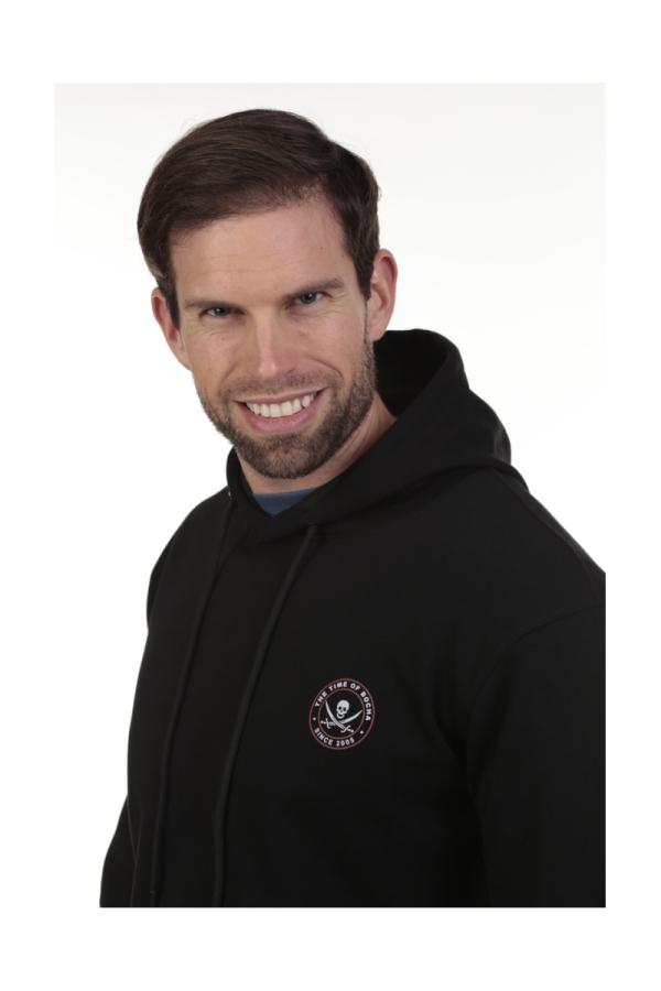 The Time Of Bocha Polo Team Sudadera Canguro Hombre The Time Of Bocha QV1SCANGU Negro