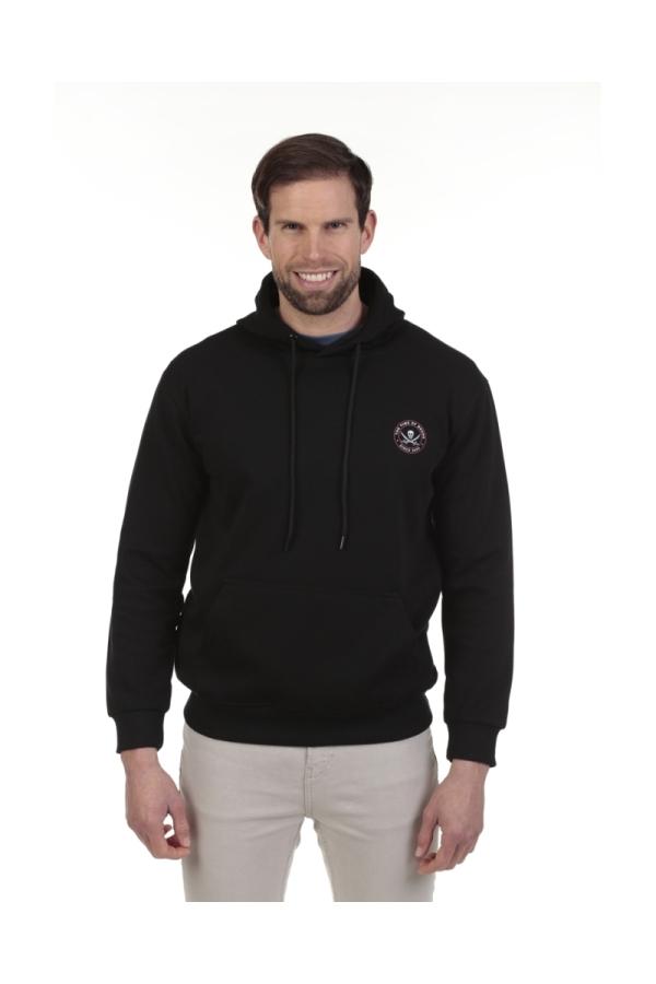 the time of bocha polo team Sudadera Canguro Hombre The Time Of Bocha QV1SCANGU Negro
