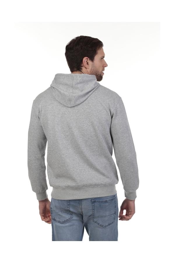 The Time Of Bocha Polo Team Sudadera Canguro Hombre The Time Of Bocha QV1SCANGU Gris