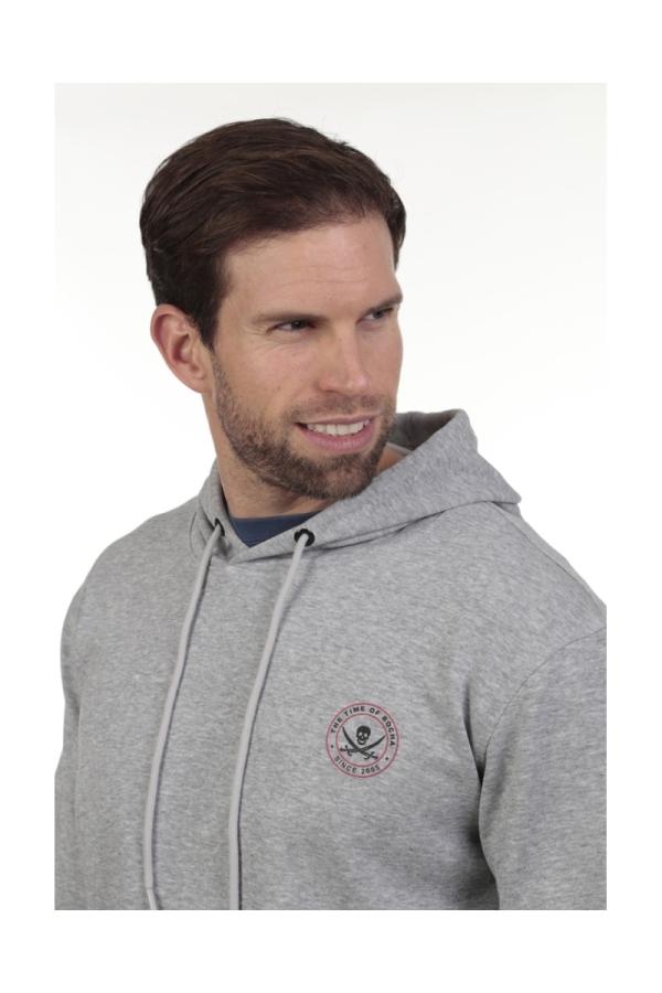 The Time Of Bocha Polo Team Sudadera Canguro Hombre The Time Of Bocha QV1SCANGU Gris