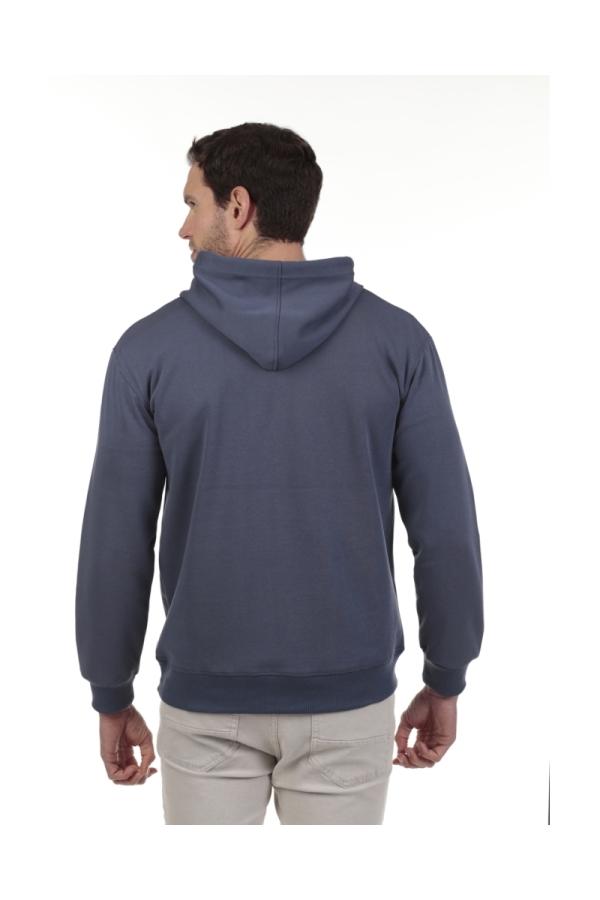 The Time Of Bocha Polo Team Sudadera Canguro Hombre The Time Of Bocha QV1SCANGU Denim